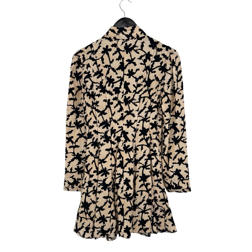 Ulla Johnson Roanne Printed Crepe Mini‎ Dress Moonstone Multi  2 - Picture 4 of 13